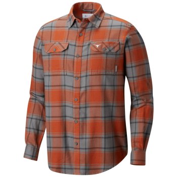 Columbia Flare Gun Flannel Long Sleeve - Texas, Camisa Multicolor Para Hombre | 650148-BHO